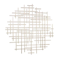 Iquara Small Round Metal Wall Art
