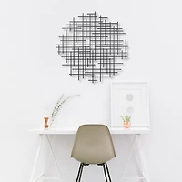 Iquara Small Round Metal Wall Art
