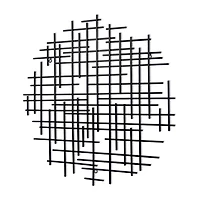 Iquara Small Round Metal Wall Art