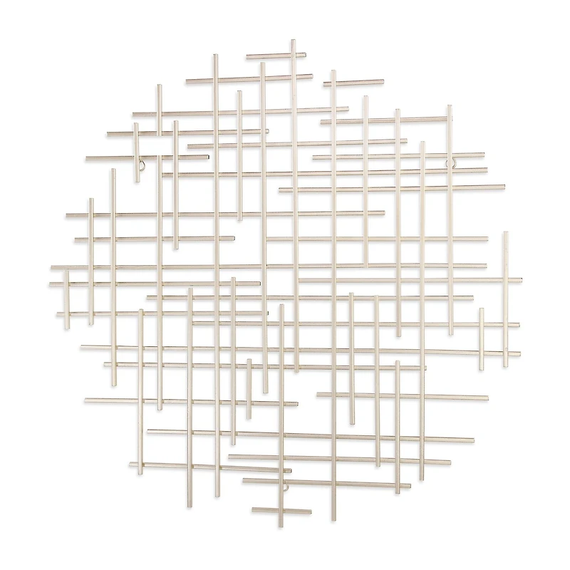 Iquara Small Round Metal Wall Art