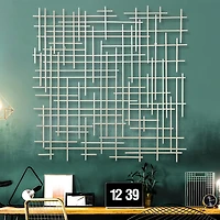 Iquara Large Square Metal Wall Art