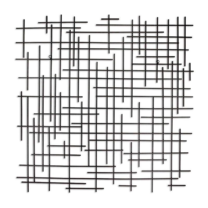 Iquara Large Square Metal Wall Art