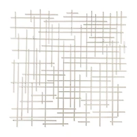 Iquara Large Square Metal Wall Art