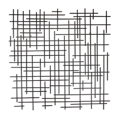 Iquara Large Square Metal Wall Art