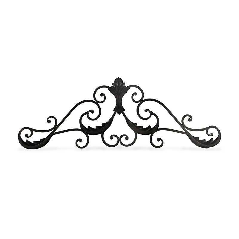 Cheungs 32" Horizontal Décor With Overlapping Wave Accents Metal Wall Art