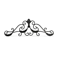 Cheungs 32" Horizontal  Décor With Overlapping Wave Accents Metal Wall Art