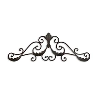 Cheungs 32" Horizontal  Décor With Overlapping Wave Accents Metal Wall Art
