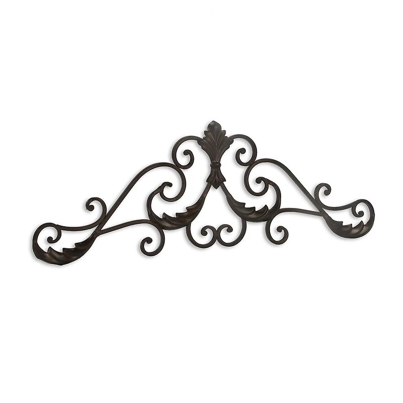 Cheungs 32" Horizontal Décor With Overlapping Wave Accents Metal Wall Art