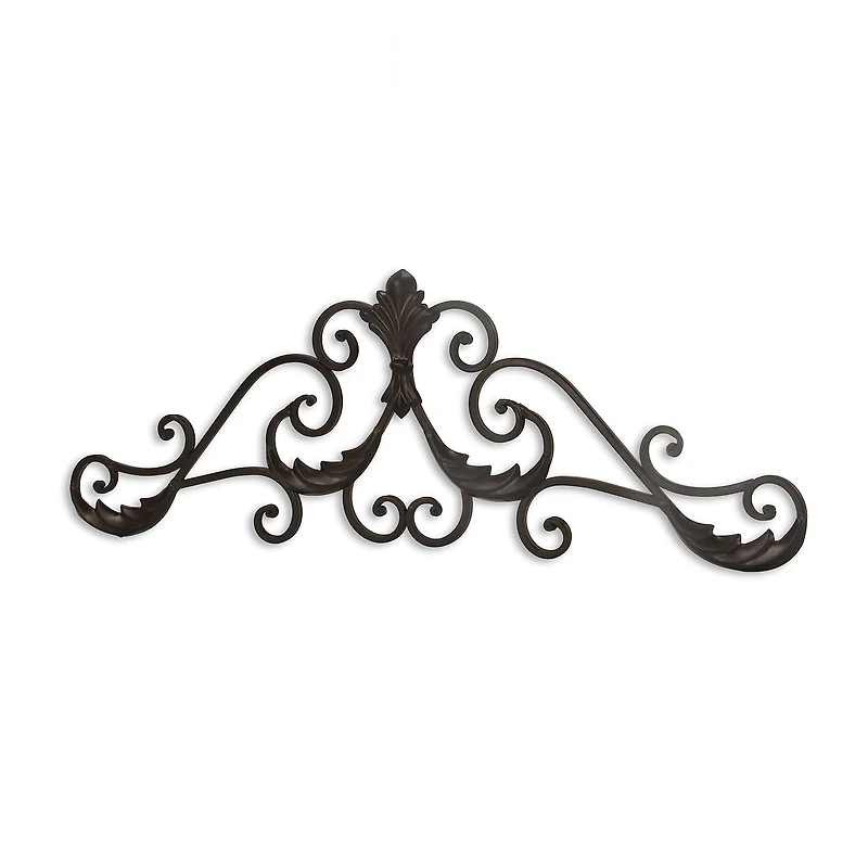 Cheungs 32" Horizontal Décor With Overlapping Wave Accents Metal Wall Art