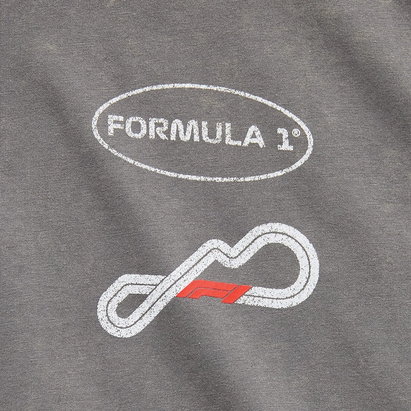 Formula 1 Womens Juniors Crew Neck Short Sleeve Oversized Graphic T-Shirt