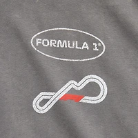 Formula 1 Womens Juniors Crew Neck Short Sleeve Oversized Graphic T-Shirt
