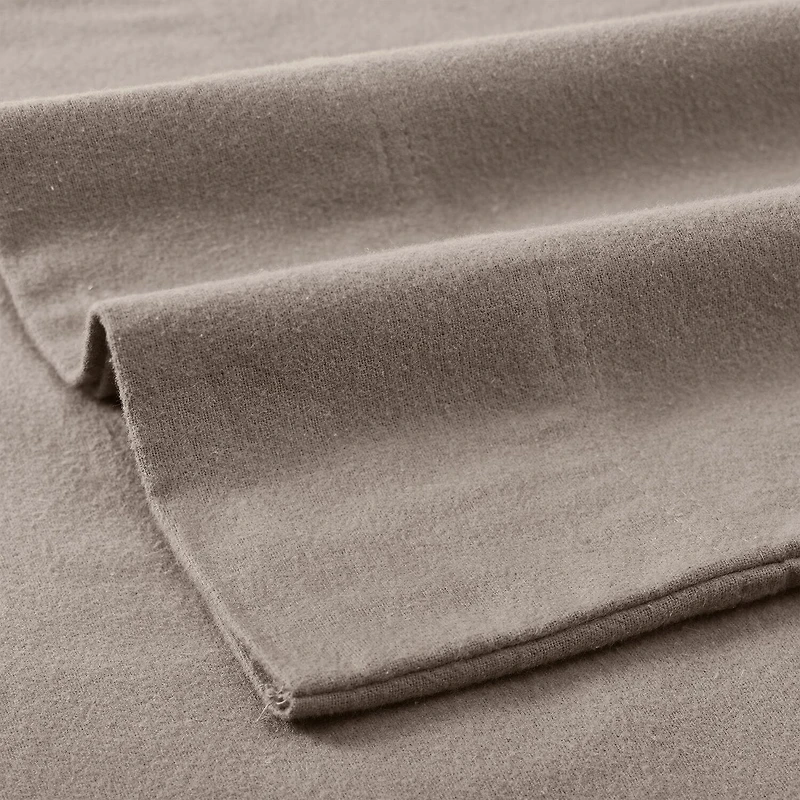 SUPERIOR® Rome Cotton Flannel Solid Warm Deep Pocket Sheet Set