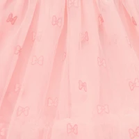 Baby Girls Short Sleeve Minnie Mouse A-Line Dress