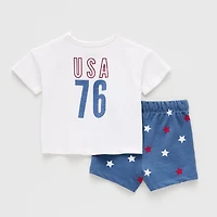 Okie Dokie Baby Boys Short Set