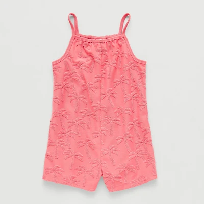 Okie Dokie Toddler & Little Girls Sleeveless Romper