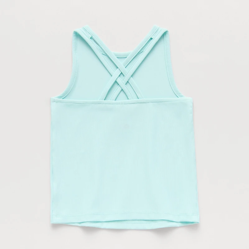 Okie Dokie Toddler & Little Girls Crew Neck Sleeveless Tank Top