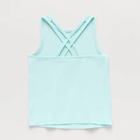 Okie Dokie Toddler & Little Girls Crew Neck Sleeveless Tank Top