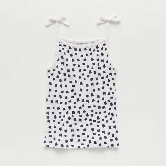 Okie Dokie Toddler & Little Girls Straight Neck Sleeveless Tank Top