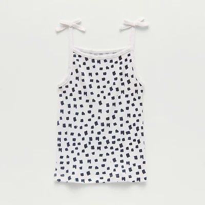 Okie Dokie Toddler & Little Girls Straight Neck Sleeveless Tank Top