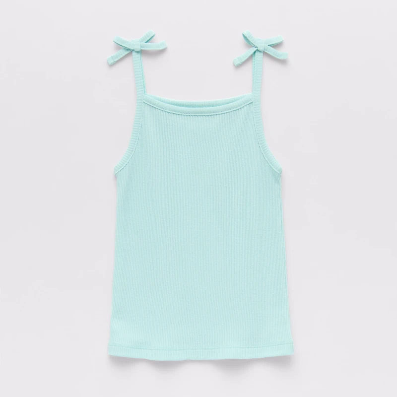 Okie Dokie Toddler & Little Girls Straight Neck Sleeveless Tank Top