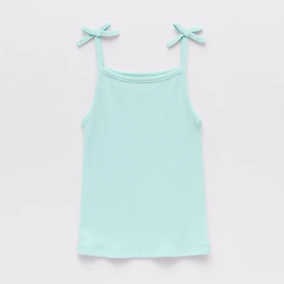Okie Dokie Toddler & Little Girls Straight Neck Sleeveless Tank Top