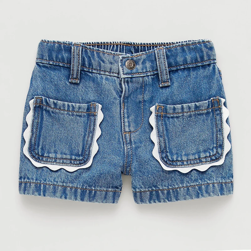 Okie Dokie Toddler & Little Girls Denim Short