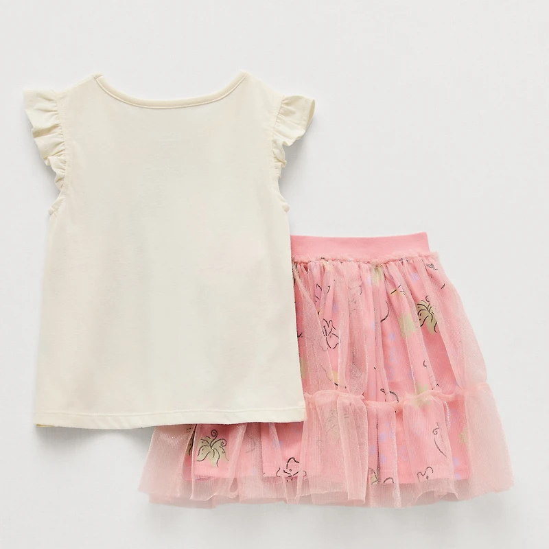 Toddler Girls 2-pc. Ariel Belle Princess Skirt Set