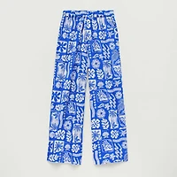 Thereabouts Little & Big Kid Girls Mid Rise Wide Leg Regular Fit Pull-On Pant