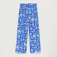 Thereabouts Little & Big Kid Girls Mid Rise Wide Leg Regular Fit Pull-On Pant