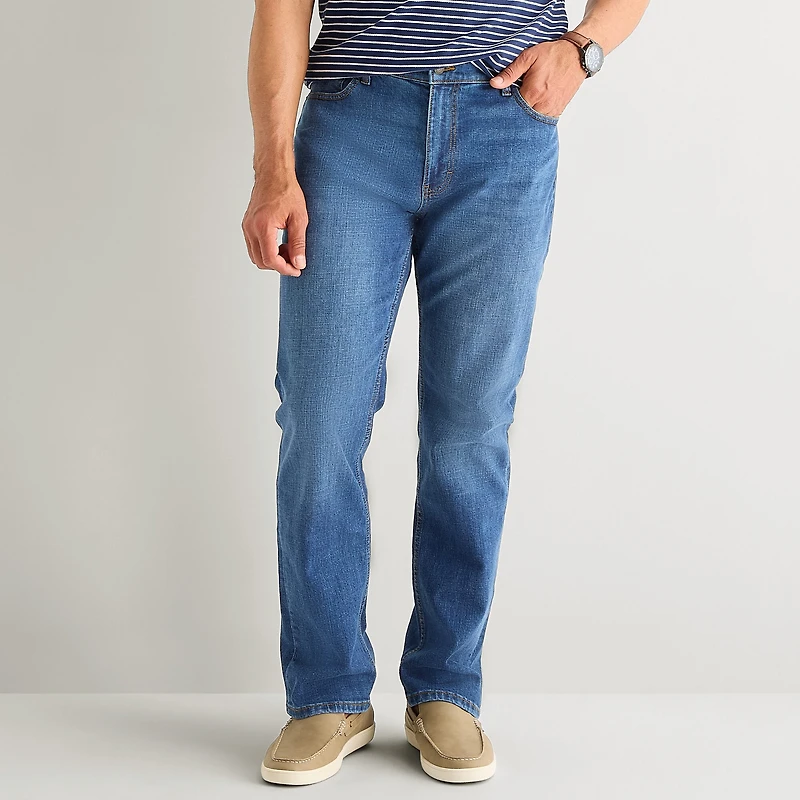 St. John's Bay Mens Regular Fit Straight Leg Jean