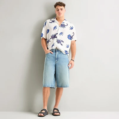 Arizona Super Baggy Fit Mens 14" Denim Short