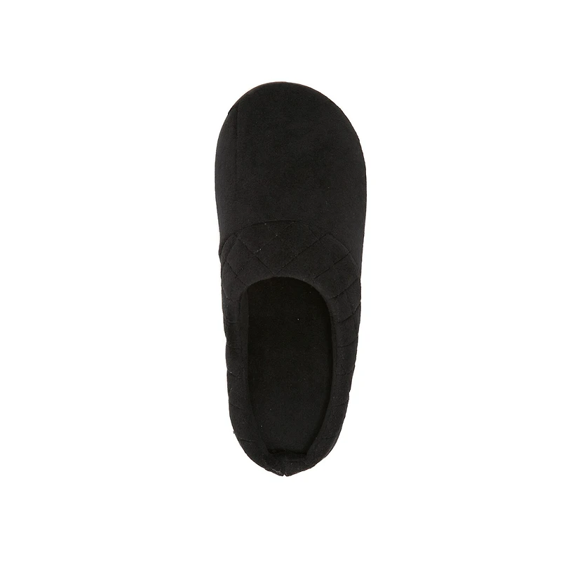 Dearfoams Darcy Velour Scuff Womens Memory Foam Clog Slippers