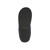 Dearfoams Darcy Velour Scuff Womens Memory Foam Clog Slippers