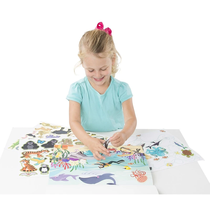 Melissa & Doug Rs Bndl Vehicles Habitats Activity Pad Prehistoric 3-pc. Stickers
