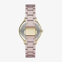 Geneva Ladies Womens Crystal Accent Pink Bracelet Watch Fmdjm280