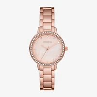 Geneva Ladies Womens Crystal Accent Rose Goldtone Bracelet Watch Fmdjm281