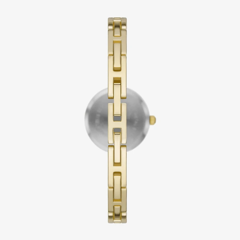 Geneva Womens Crystal Accent Gold Tone Bracelet Watch Fmdjset075