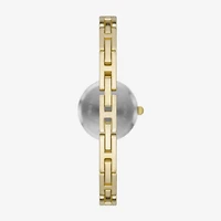 Geneva Womens Crystal Accent Gold Tone Bracelet Watch Fmdjset075