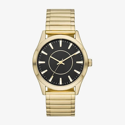 Mens Gold Tone Stainless Steel Expansion Watch Fmdjo281