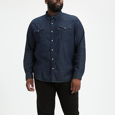 Levi's® Big and Tall Mens Long Sleeve Western Shirt
