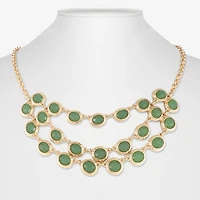 Monet Jewelry Womens Gold Tone 18 Inch Strand Necklace