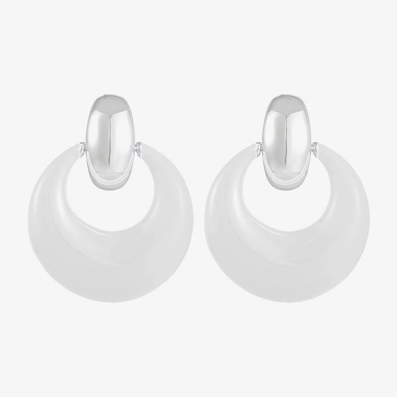Liz Claiborne Doorknocker Womens Hypoallergenic Drop Earrings
