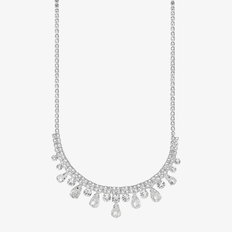 Monet Jewelry Timeless Frontal Womens 17 Inch Collar Necklace