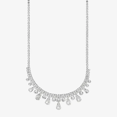 Monet Jewelry Timeless Frontal Womens 17 Inch Collar Necklace