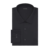 Van Heusen Everyday Defense Stain Shield Fitted Mens Modern Fit Stretch Fabric Wrinkle Free Long Sleeve Dress Shirt
