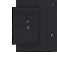 Van Heusen Everyday Defense Stain Shield Fitted Mens Modern Fit Stretch Fabric Wrinkle Free Long Sleeve Dress Shirt
