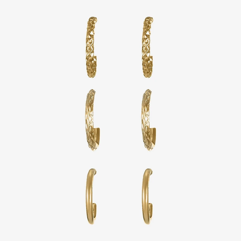 Liz Claiborne Womens Hypoallergenic 3 Pair Earring Set