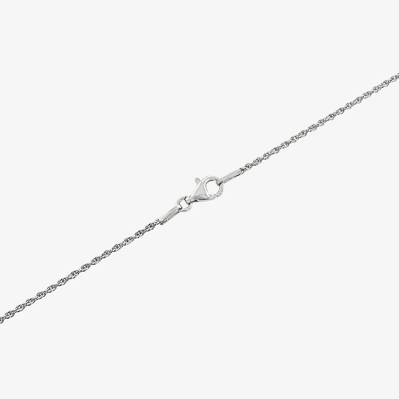 Bali Inspired Womens Enhanced Sterling Silver Cross 18 Inch Pendant Necklace