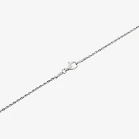 Bali Inspired Womens Enhanced Sterling Silver Cross 18 Inch Pendant Necklace