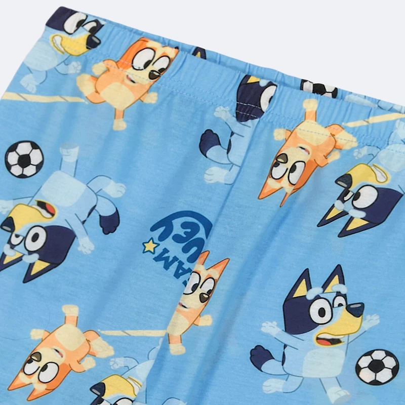 Toddler Boys Bluey Crew Neck Short Sleeve 3-pc. Pajama Set